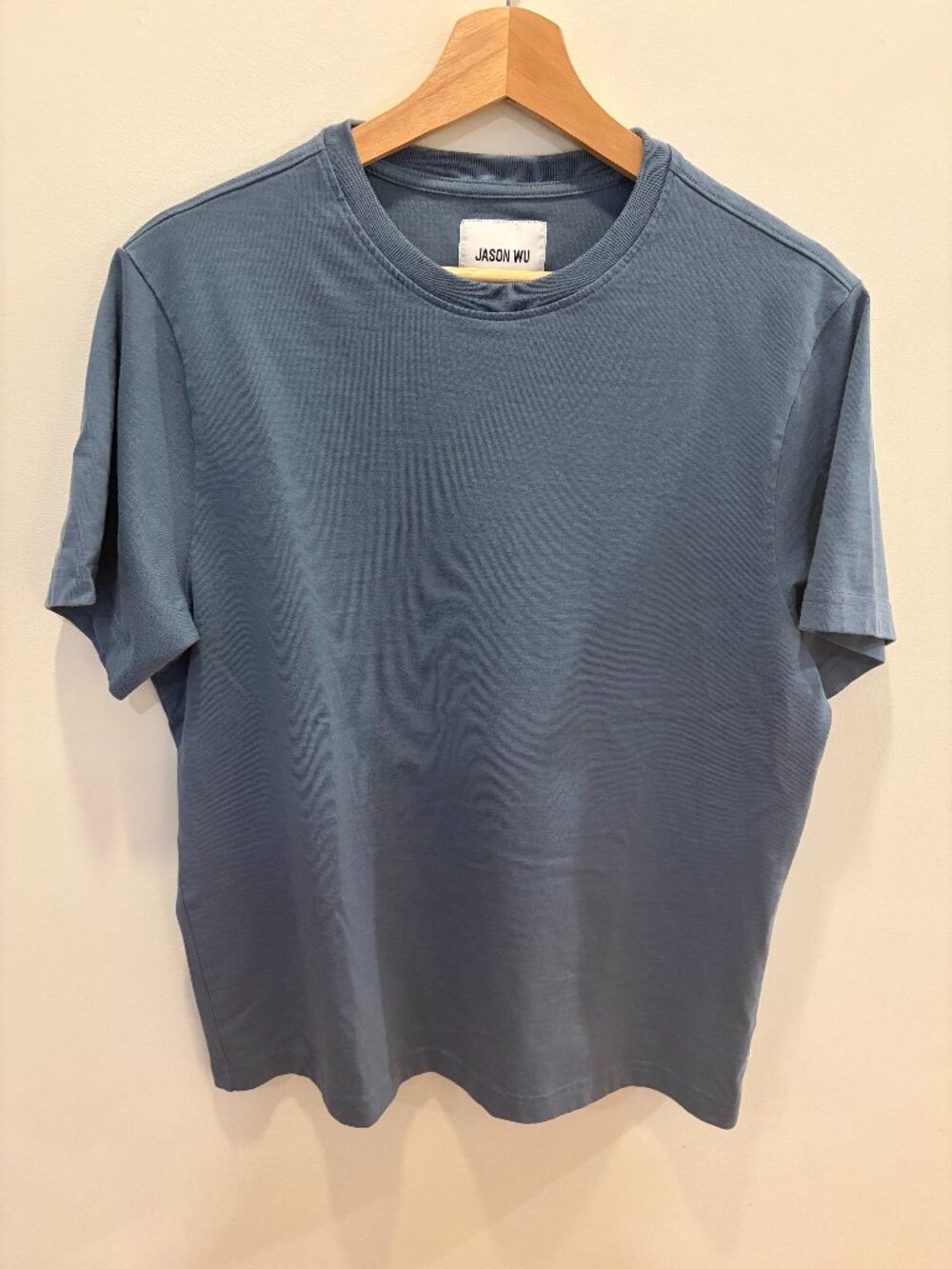 Jason Wu Blue Crewneck Short Sleeve T-Shirt Size Medium